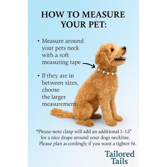 Game Day Dog Necklace, Orange and Blue Chunky Bead Pet Jewelry, Football Spirit - Picture 8 of 10